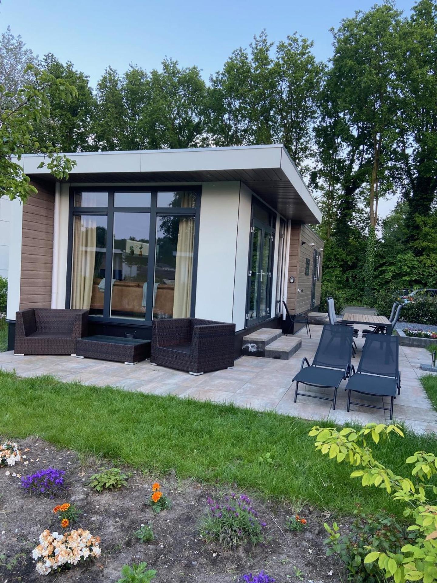 Kindvriendelijk Luxe Chalet In De Bossen Met Prive Sauna Harderwijk Extérieur photo