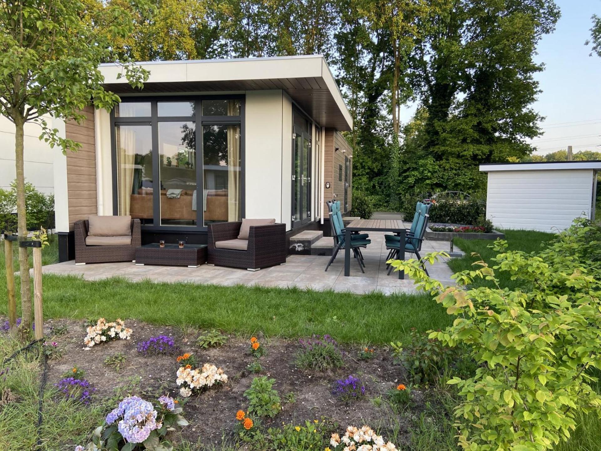 Kindvriendelijk Luxe Chalet In De Bossen Met Prive Sauna Harderwijk Extérieur photo